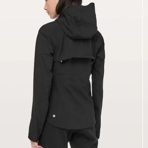 Black Lululemon Rain Jacket
